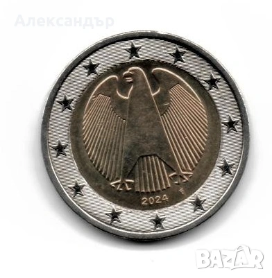 Германия 2 евро, , снимка 2 - Нумизматика и бонистика - 53519620