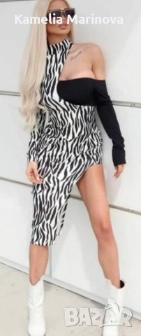 Рокля от две части