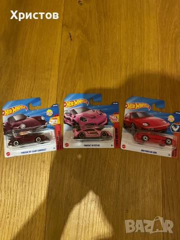 Hot Wheels Porsche GT3RS / 911 Turbo Cabriolet / 928S