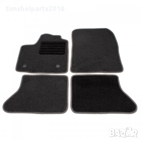 Мокетни стелки за Dacia Dokker след 2013 година 4 части черни