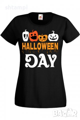 Дамска тениска Halloween Day,Halloween,Хелоуин,Празник,Забавление,Изненада,Обичаи,, снимка 1 - Тениски - 38137732