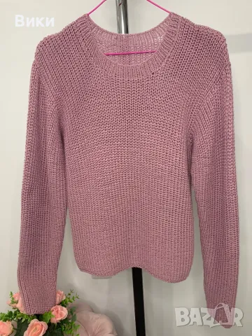 Пуловер ръчно плетен универсален размер, снимка 9 - Блузи с дълъг ръкав и пуловери - 48836285