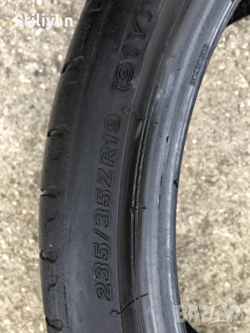 2 броя Bridgestone Potenza Sport DOT 22 235/35 R19, снимка 6 - Гуми и джанти - 52459632