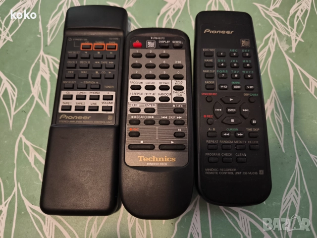 Дистанционно minidisc Pioneer Technics 