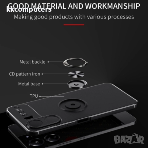 Xiaomi Redmi 13C / Poco C65 4G Удароустойчив Ring Holder Калъф и Протектор, снимка 8 - Резервни части за телефони - 52610828