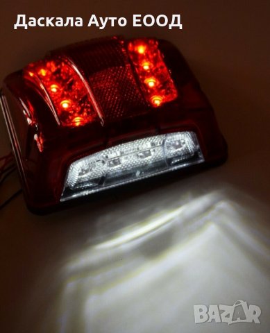 1 бр. Лед LED габарити за осветление за номер с 12 SMD, ЧЕРВЕНО , 24V, снимка 2 - Аксесоари и консумативи - 35528383