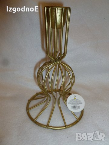 Нов метален свещник, коледен свещник, снимка 3 - Декорация за дома - 27368123