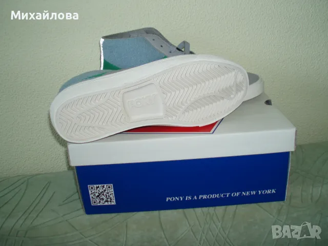 Кецове Pony/USA естествена кожа Нови с кутия!Страхотни са!, снимка 3 - Кецове - 49783047