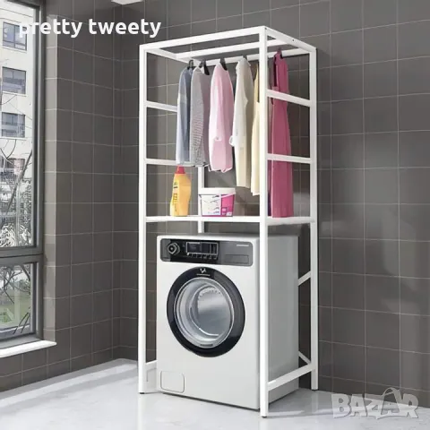 Метална стойка/органайзер за пералня по поръчка , снимка 4 - Перални - 49322999