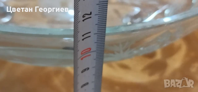 кристална фруктиера, снимка 6 - Антикварни и старинни предмети - 50998971