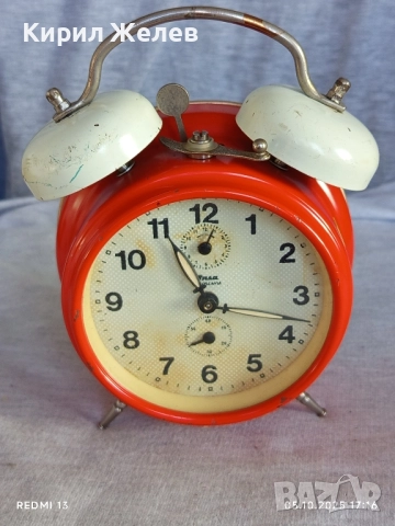 Стар механичен часовник ИНСА ЮГОСЛАВИЯ рядък за КОЛЕКЦИЯ ДЕКОРАЦИЯ 43498