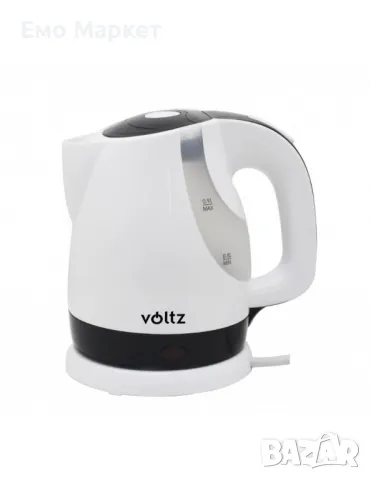 Електрическа кана Voltz Premium RP51230F, 1300W,  0.9л., Бяло/черно, бяло/червено, черен, снимка 4 - Кани - 49452430