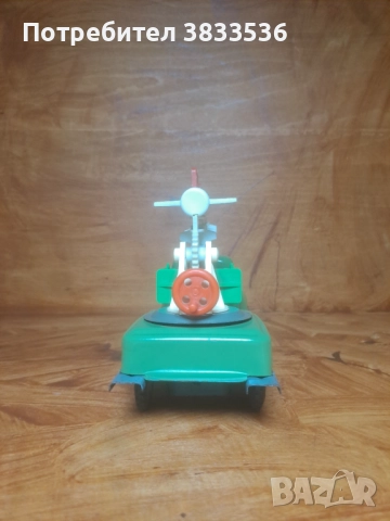 Vintage Полска соц.ламаринена играчка дтар камион Ракетоносец, снимка 5 - Коли, камиони, мотори, писти - 52345255