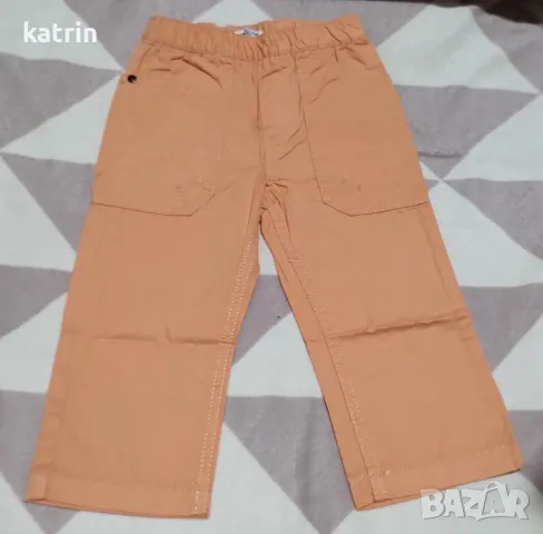 Нови пролетно-летни оранжеви панталони от Ла Редут, Франция, 12-18 месеца