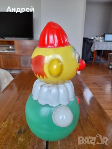 Стара кукла Неваляшка Клоун, снимка 2 - Други ценни предмети - 47719127