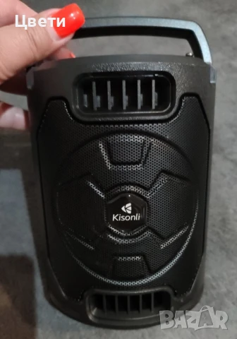 Тонколона Kisonli Q2, Bluetooth, USB, SD, FM!, снимка 7 - Тонколони - 50778532