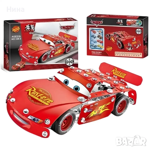 Метален конструктор Cars McQueen, снимка 3 - Конструктори - 52712839