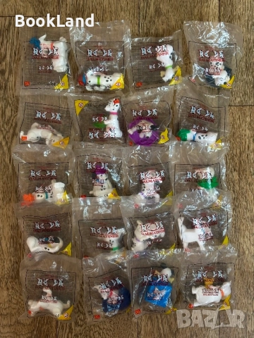 22 броя винтидж неразопаковани играчки от McDonald’s 101 далматинци 