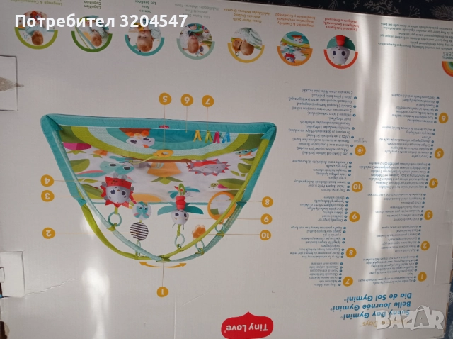 Активна гимнастика Tiny love Gymini Sunny Day , снимка 10 - Образователни игри - 52224227