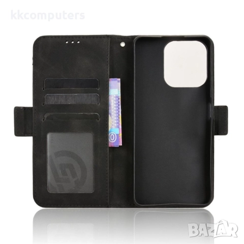 Realme Note 70T / Realme C71 Кожен калъф с портфейл + Протектор |5 цвята, снимка 5 - Калъфи, кейсове - 52121212