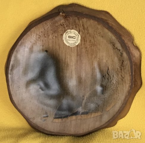 2бр винтидж декорация за стена резин Sic France овчар моряк спалня, снимка 6 - Пана - 40655431