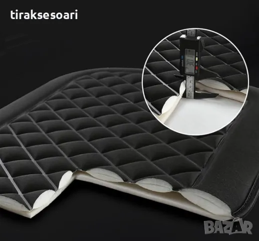 ТОП ОБЯВА Универсална Дишаща Мека Подложка За Седалка 1 БРОЙ, снимка 3 - Аксесоари и консумативи - 47526992