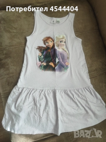 Детска памучна лятна рокля 