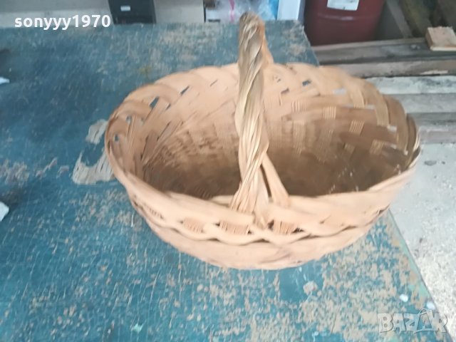 АНТИК-плетена кошница 40х30х30см, снимка 1 - Колекции - 27214259