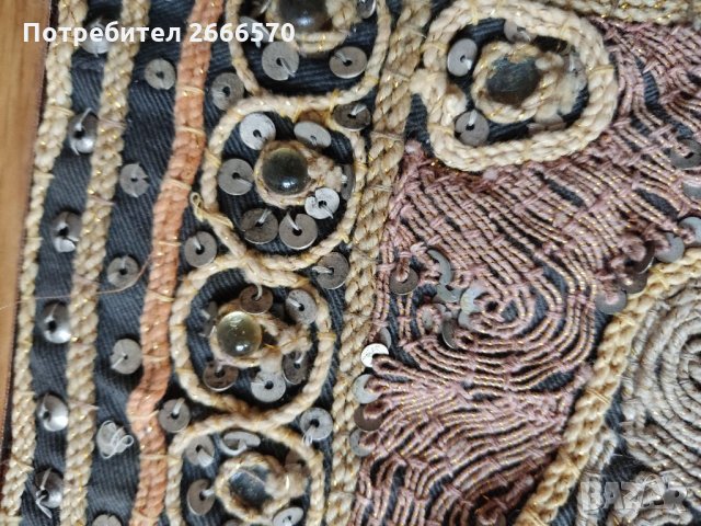 Стар китайски гоблен, снимка 3 - Антикварни и старинни предмети - 35059480