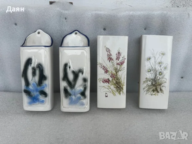 Старинни керамични вази за стена 