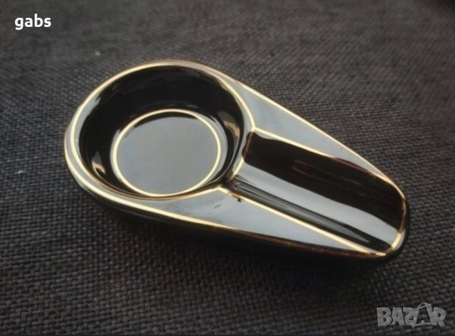 Керамичен пепелник за пури с лого,два цвята, снимка 2 - Други - 52538573