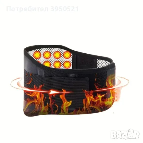 Сгряващ колан против болки в кръста със затоплящ ефект, снимка 2 - Корсети, колани и коректори - 44130823