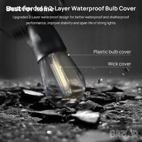  LED външни светлини 30+4 (резервни) TCL, снимка 3 - Външни лампи - 49773370