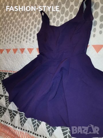 Красив модел рокля на Мегз  тъмно лилава, снимка 4 - Рокли - 36971703