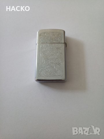Запалка Zippo Slim® Venetian® Polished Chrome Made in USA, снимка 4 - Запалки - 40872612