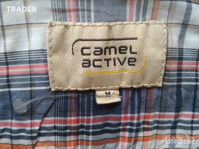 Мъжка риза къс ръкав CAMEL ACTIVE , 100% памук, размер М, снимка 3 - Ризи - 33481275