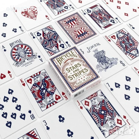 Карти за игра Bicycle Stars and Stripes , снимка 2 - Карти за игра - 51327488