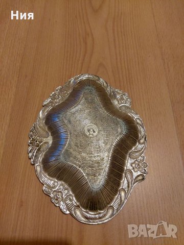 Чинийка/ поднос, снимка 6 - Антикварни и старинни предмети - 35468261