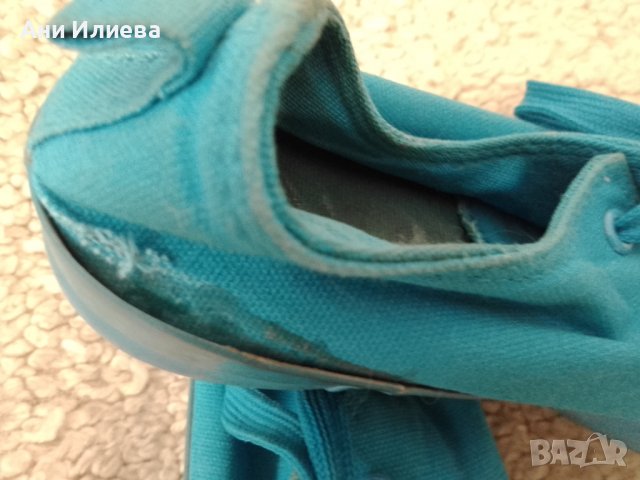 Страхотен тюркоазен цвят кецки, снимка 7 - Кецове - 37096980