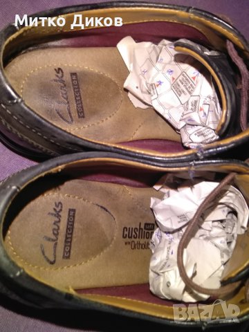 Обувки маркови на Clarks естествена кожа №41 стелка 255мм, снимка 4 - Ежедневни обувки - 39742135