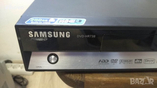DVD Samsung HR738, снимка 4 - Плейъри, домашно кино, прожектори - 39280826