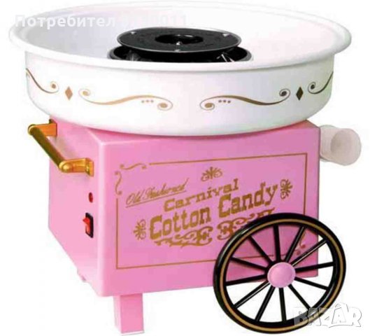 Нови 3 модела машини за захарен памук за дома, за семейно парти. Перфектен подарък за дете, снимка 2 - Други - 33670965