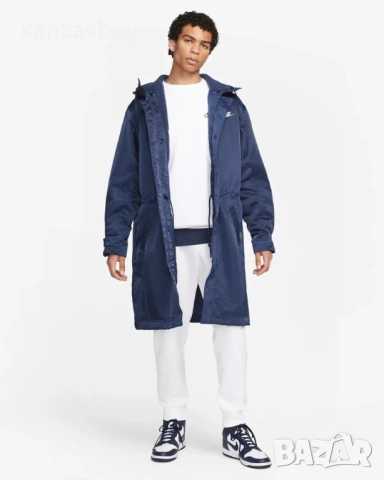 Nike M NK CLUB STADIUM PARKA - страхотна мъжка парка НОВА С ЕТИКЕТИ размер ХС и Л, снимка 3 - Якета - 52485573