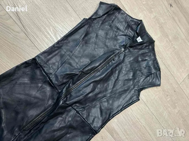 Спортно-елегантен кожен гащеризон, снимка 2 - Гащеризони - 49584480