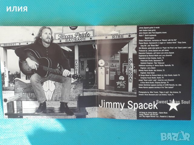 Jimmy Spacek – 1997 - Sweet Texas Soul(Texas Blues), снимка 2 - CD дискове - 43956212