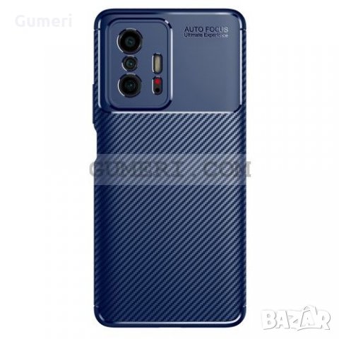 Xiaomi 11T Противоударен Силиконов Гръб Със Защита За Камерата - Карбон, снимка 8 - Калъфи, кейсове - 34842416