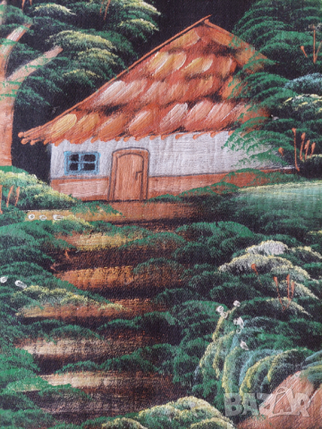 Рисувана в/у плат от 50 год, снимка 5 - Картини - 36554804