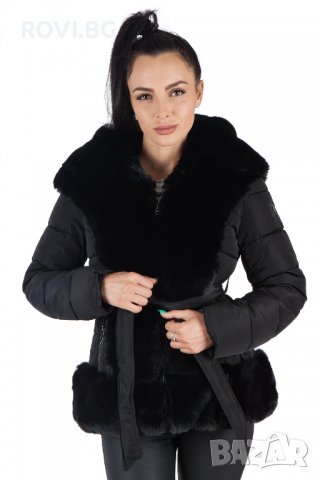 Зимно дамско палто с качулка – 4115, снимка 10 - Якета - 38269497