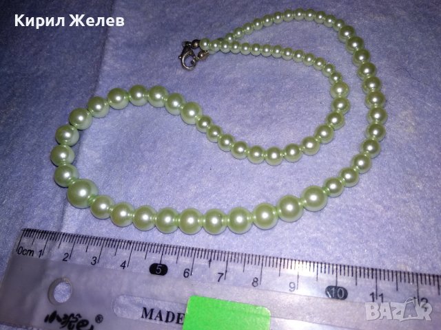 МНОТО КРАСИВО НЕЖНО ПЕРЛЕНО КОЛИЕ БЕЛ ЕПОК СТИЛ 34786