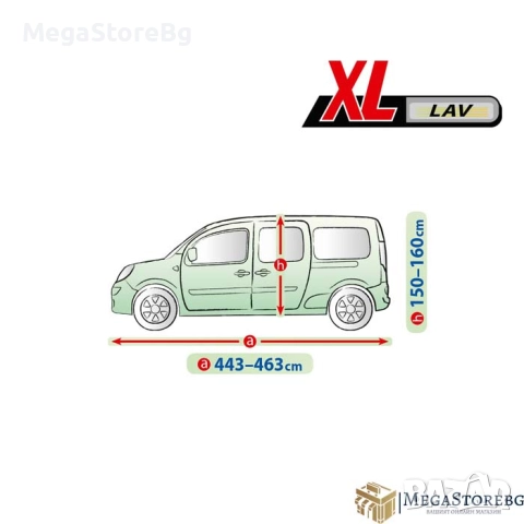 Покривало Kegel серия Mobile размер XL сиво за LAV, снимка 2 - Аксесоари и консумативи - 52008118